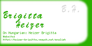 brigitta heizer business card